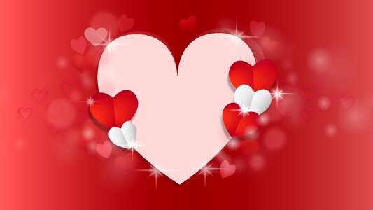 Hearts valentine's day design