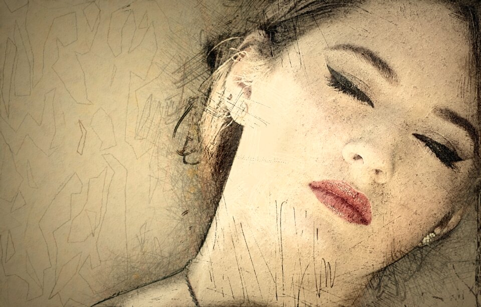 Young female model