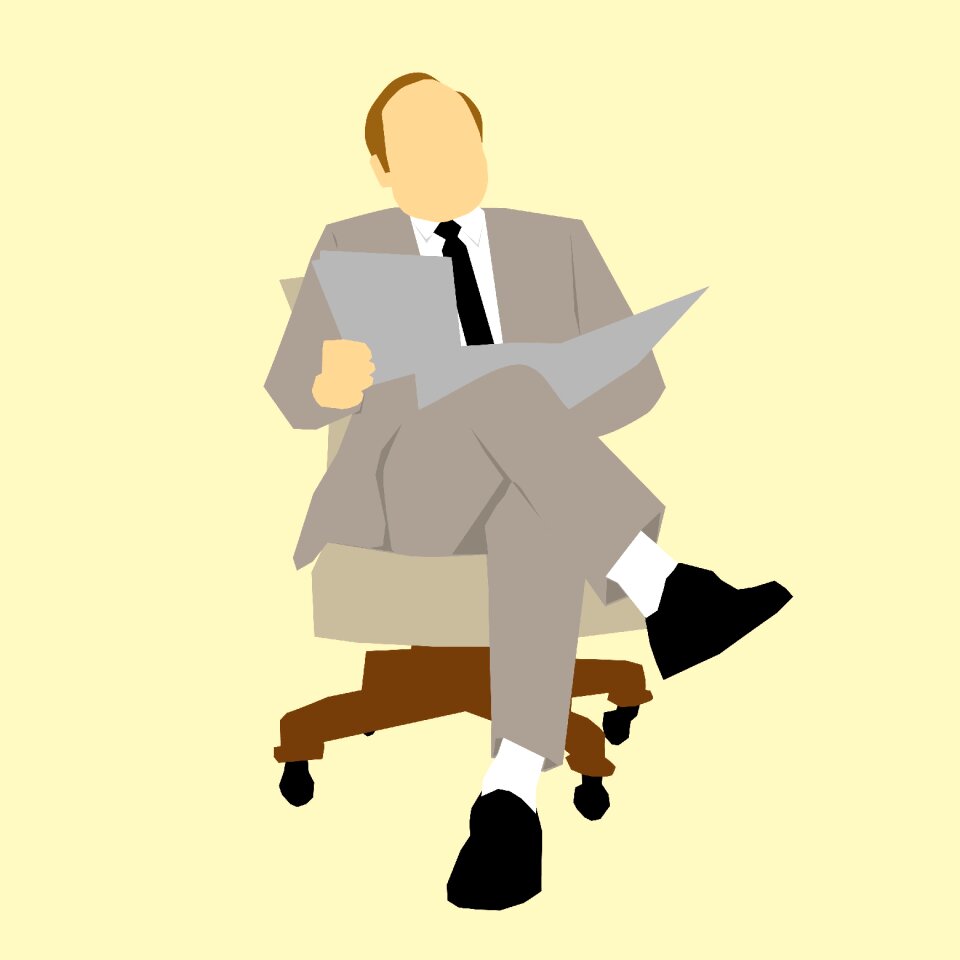 Person cheerful man