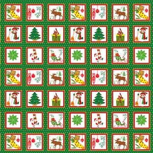 Snowman christmas background pattern