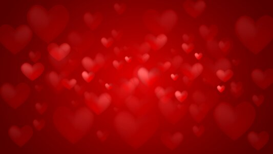 Heart background valentine red