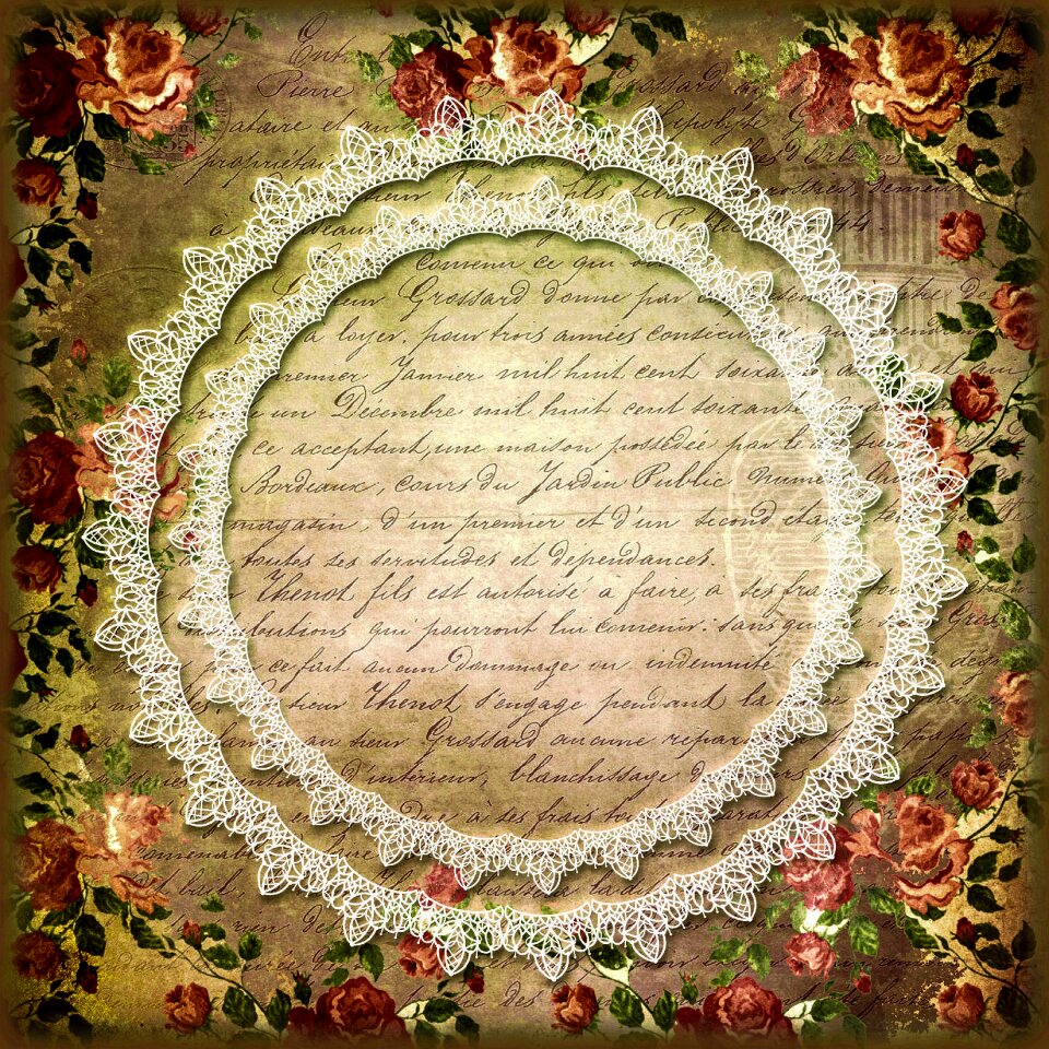 Background vintage wedding