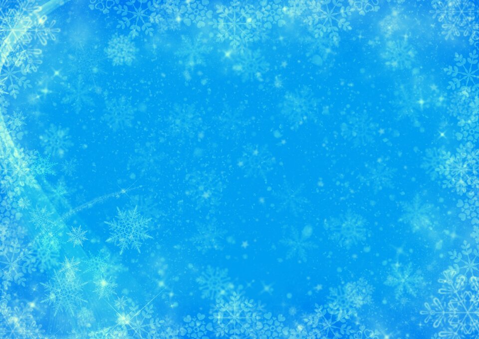 Eiskristalle frame decorative