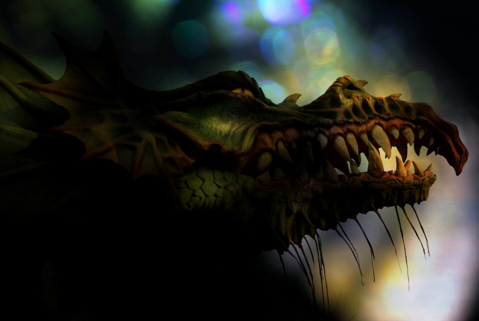 Fire breather mythological art