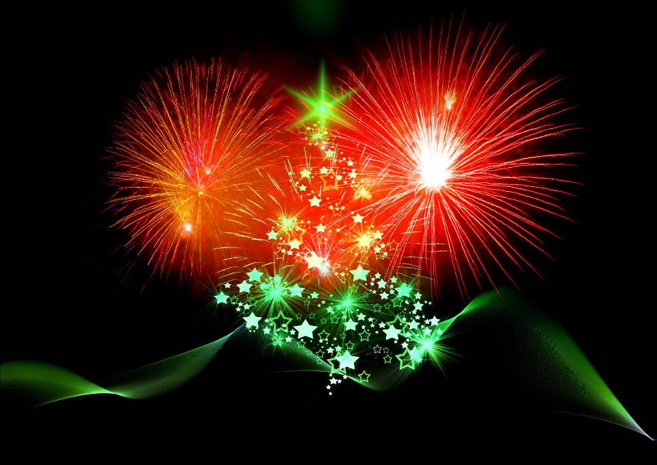 Fir tree mockup star