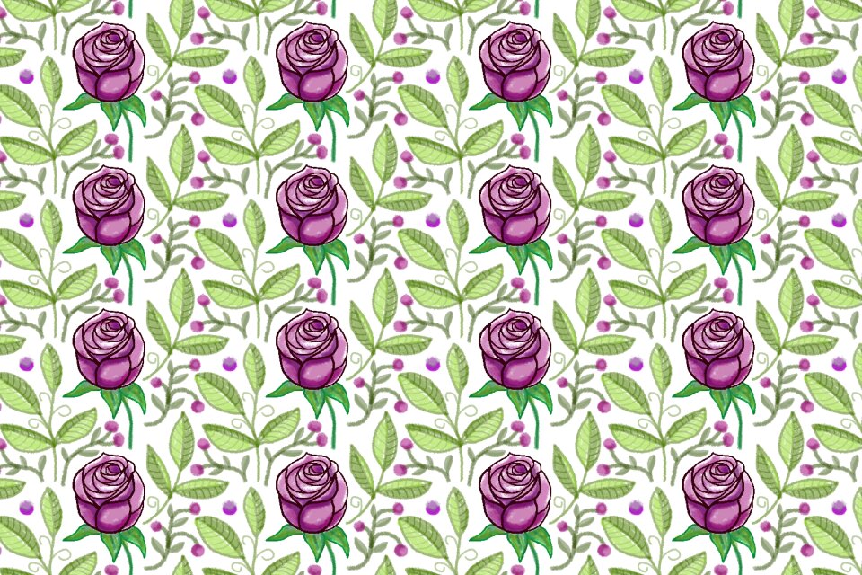 Floral flowers roses