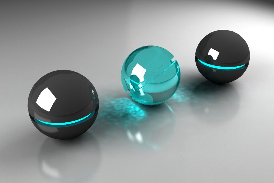 Spherical bright Free illustrations