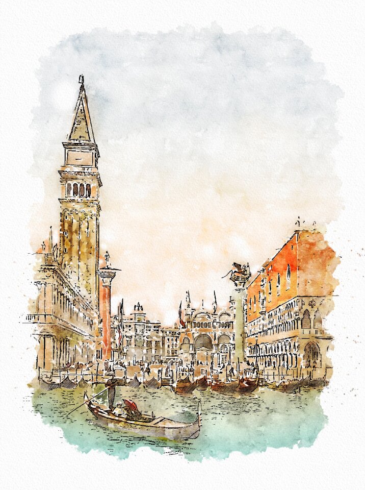 Italy doge's palace historically