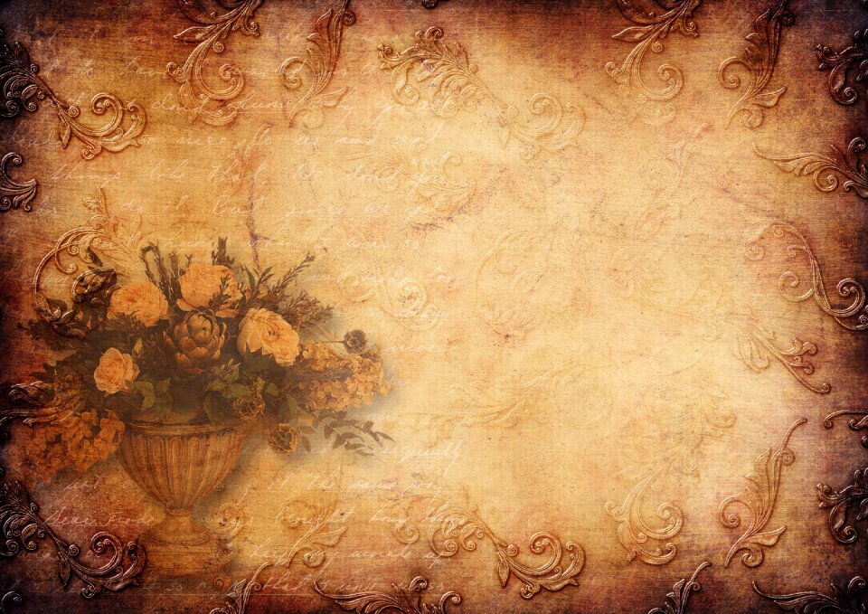 Vintage shabby chic font