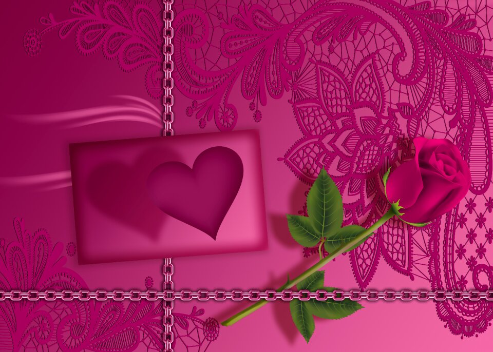 Love flower background