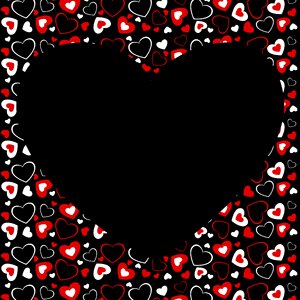 Love hearts background