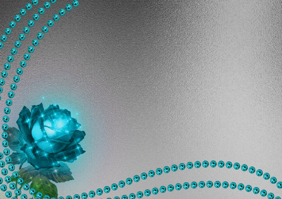 Ornament turquoise silver