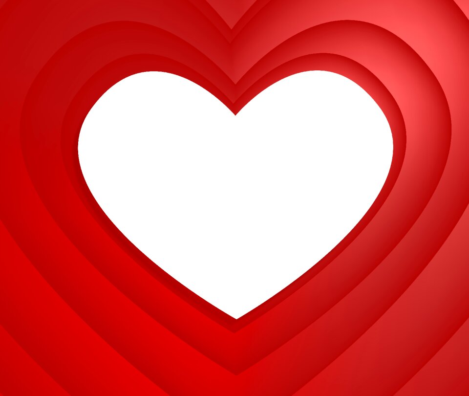 Red love red heart Free illustrations