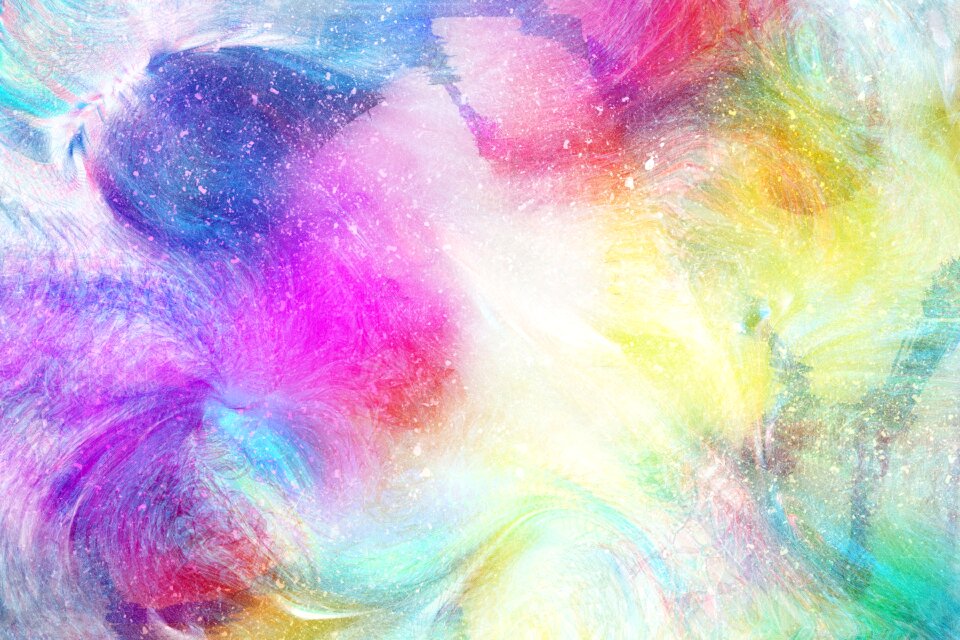 Watercolor vintage colorful