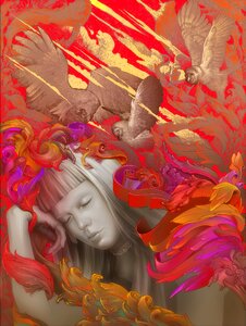 Imagination woman young