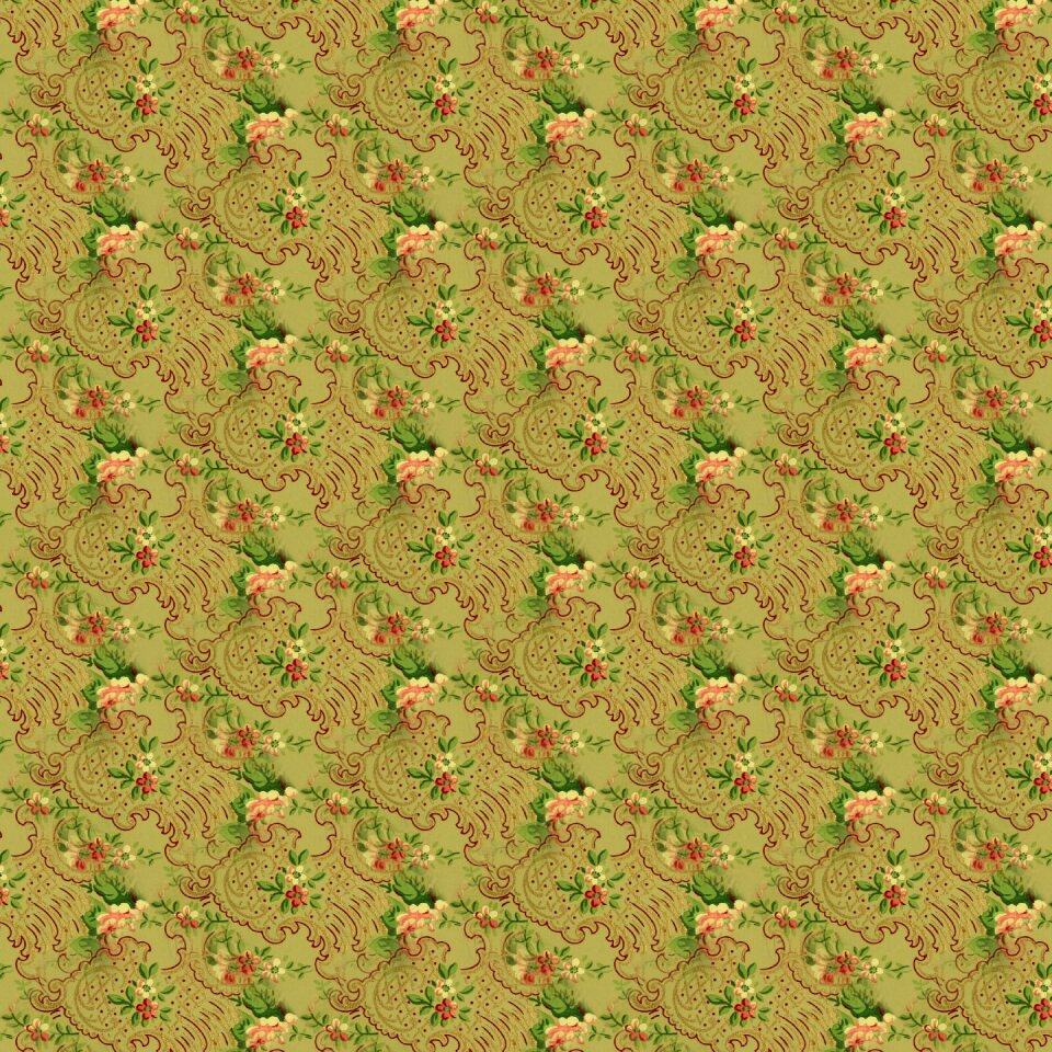 Heritage decorative floral