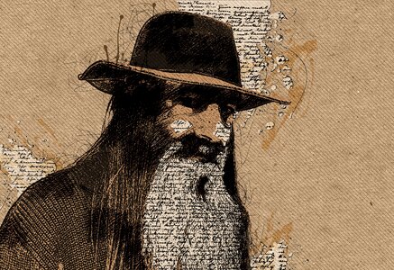 Vintage retro hat