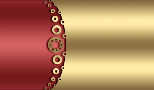 Circle pattern metal