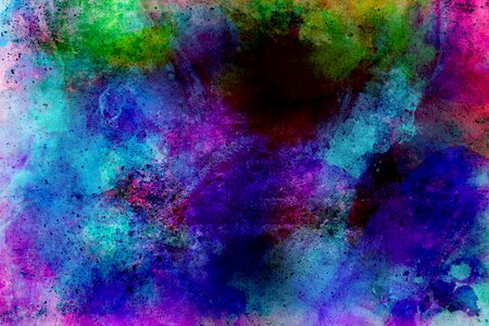 Watercolor vintage colorful