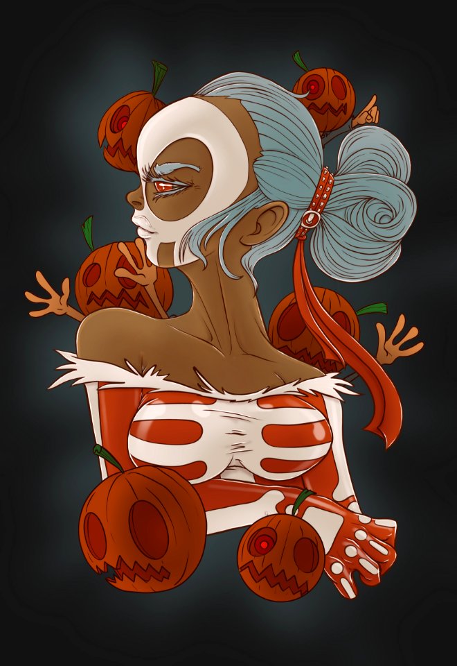 Woman girl illustration