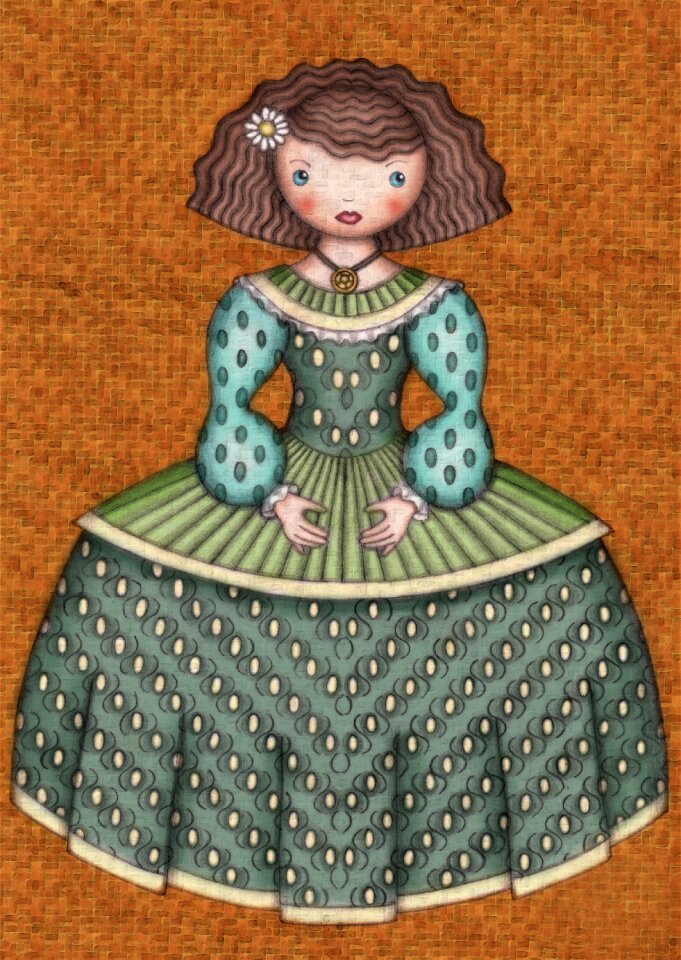 Princess women illustration
