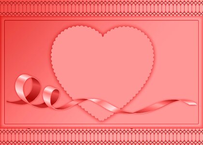 Heart background pink