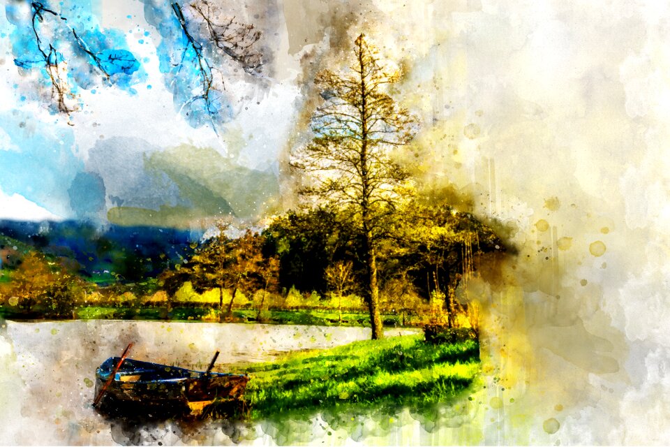 Nature summer environment