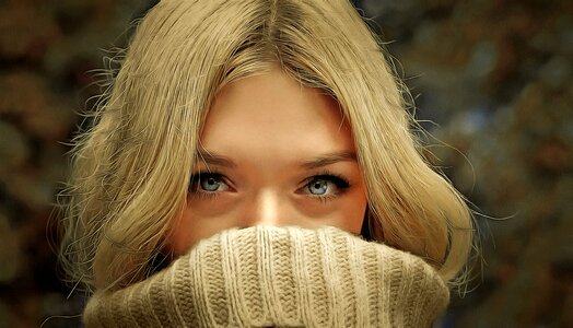 Art women blonde
