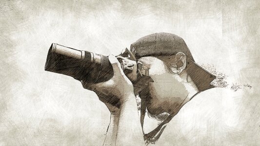 Pencil art people