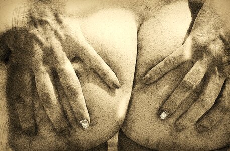 Rump hands painting