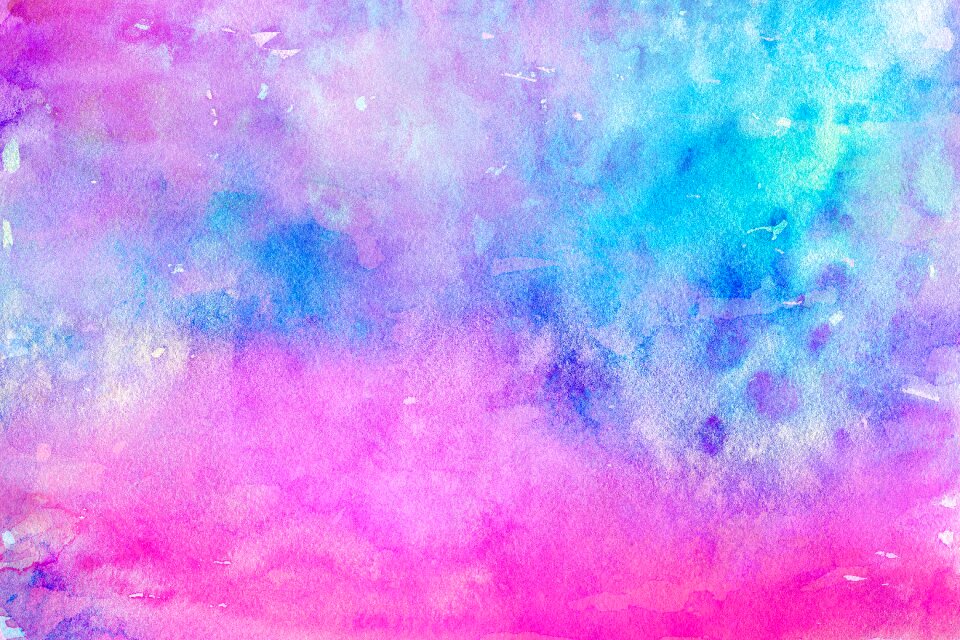 Watercolor vintage colorful