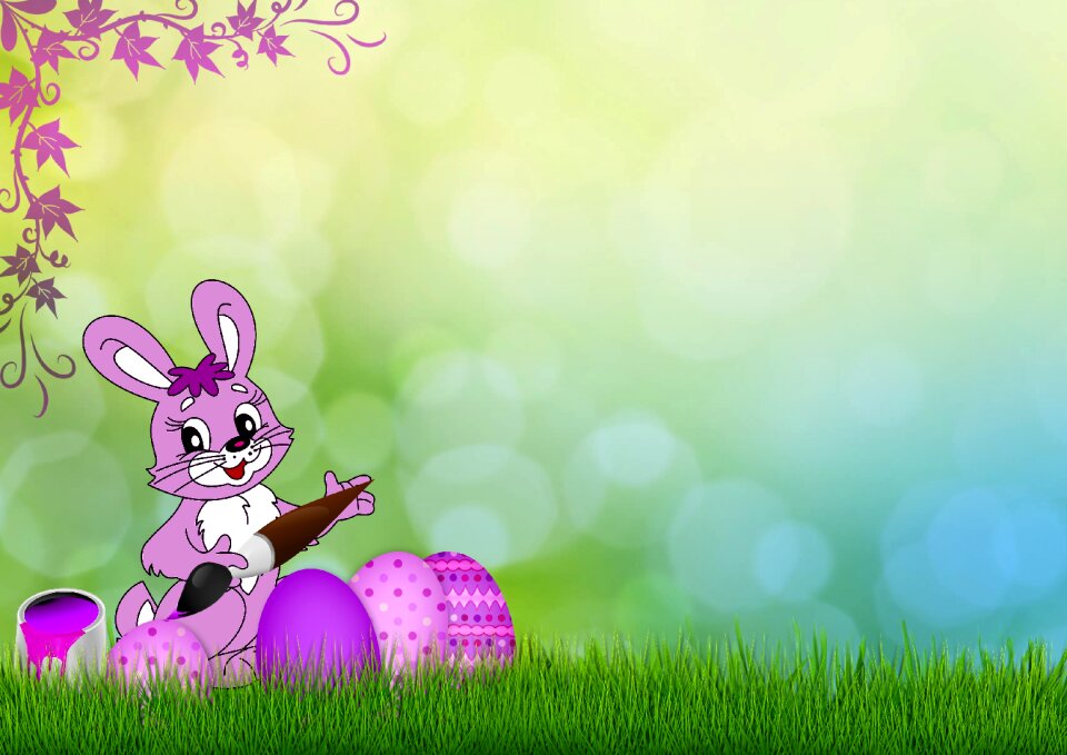 Easter bunny brush color