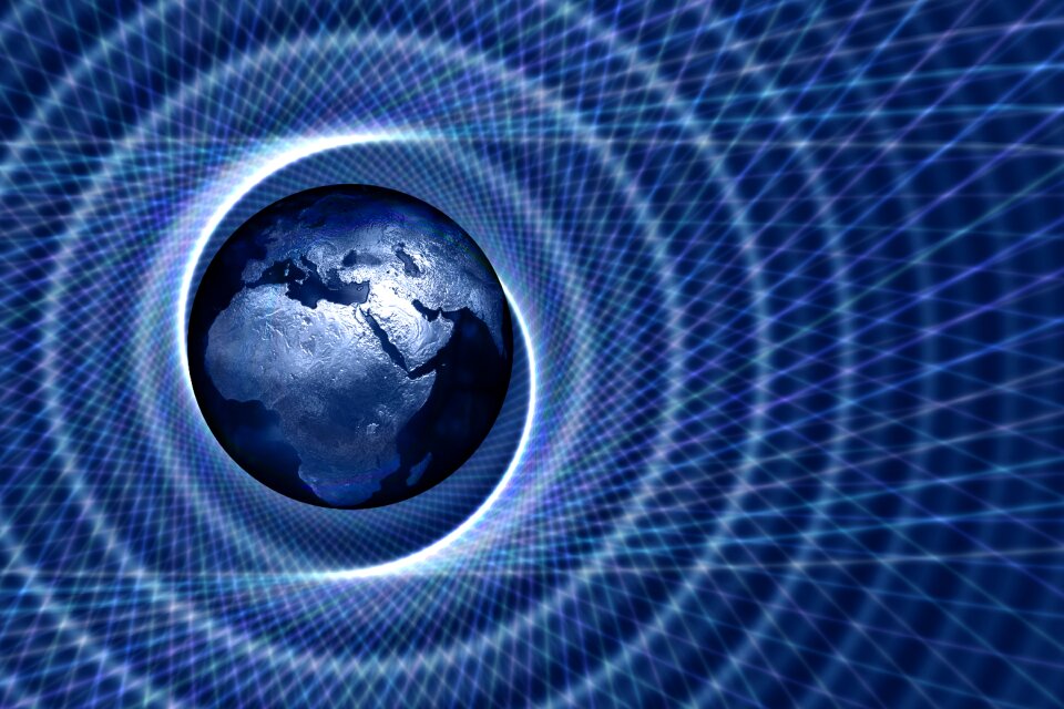 Asia globe present