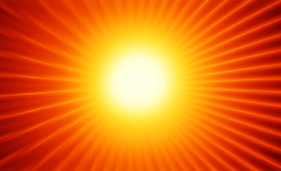 Light background sun