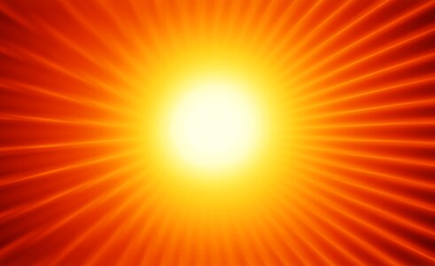 Light background sun