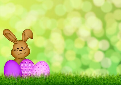 Grass happy easter background