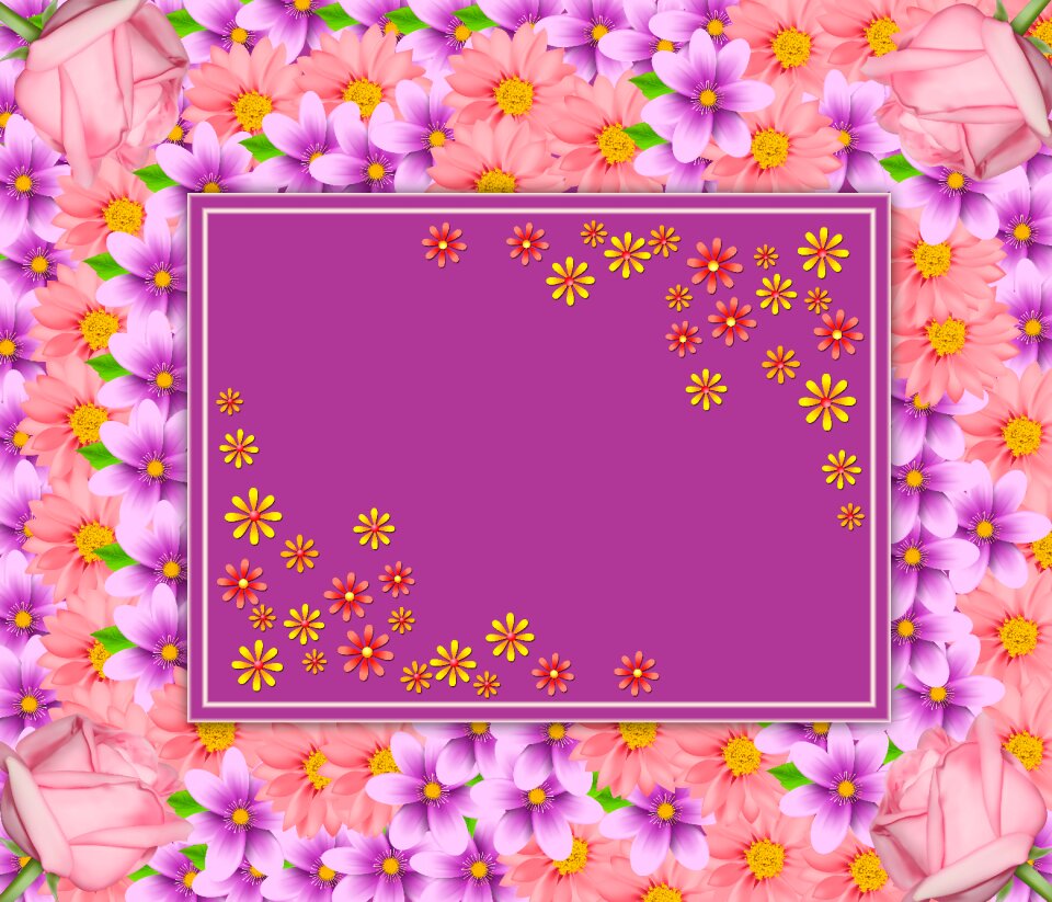 Background texture flowers wallpaper