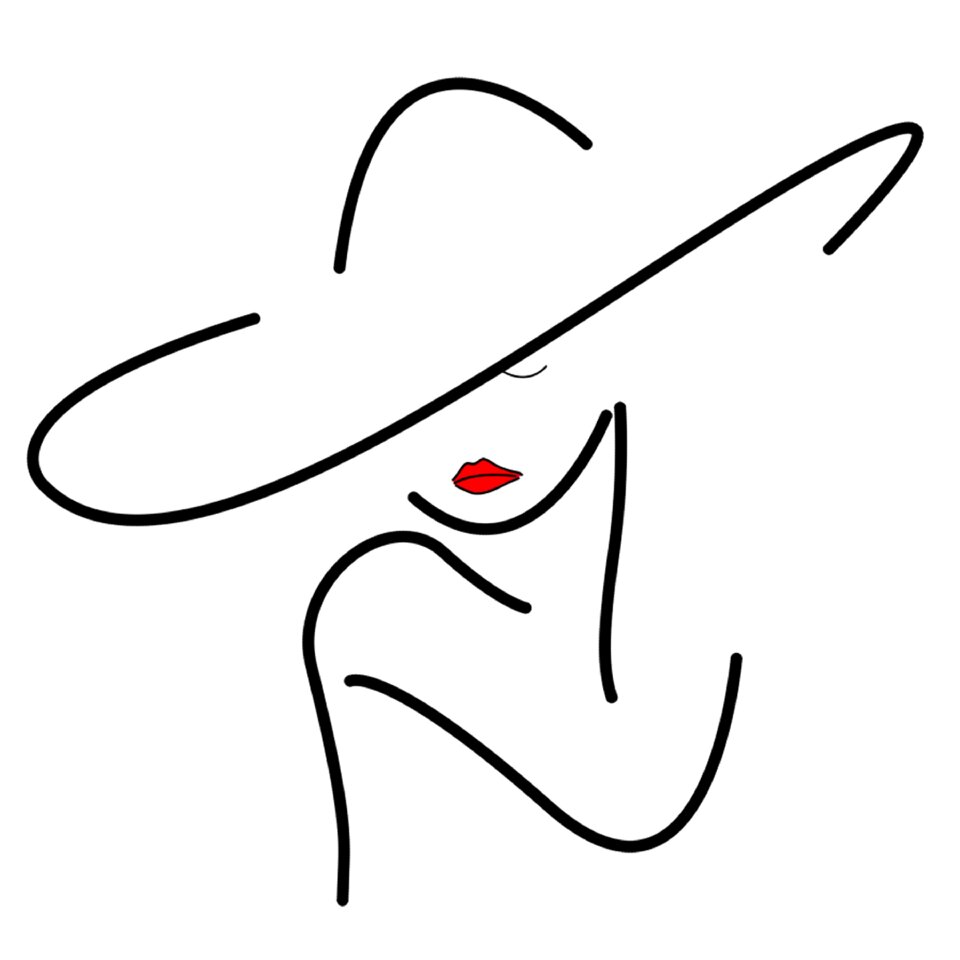 Woman icon stylised woman drawing woman