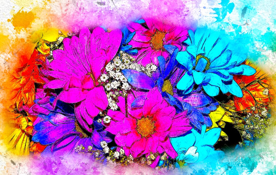 Art watercolor nature