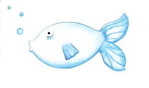 Aquarium sea drawing