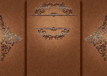 Pattern floral ornaments