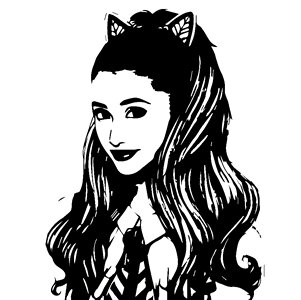 Woman illustration retro