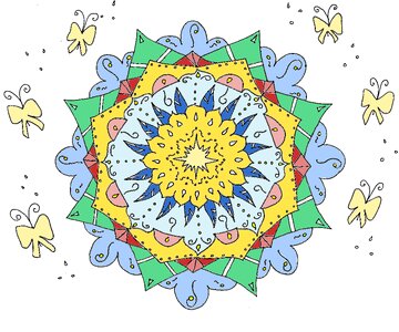 Artistic butterfly Free illustrations