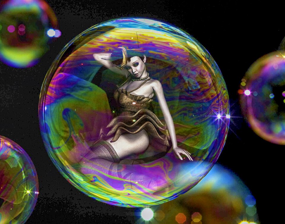 Woman mysterious mystical