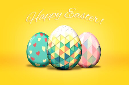 Happy easter egg color