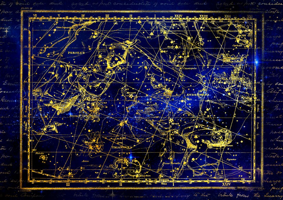 Zodiac sign sky starry sky