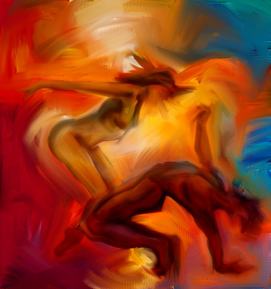 Art abstract motion