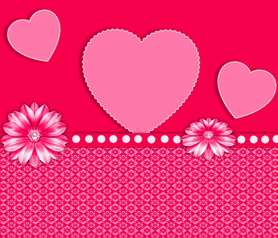 Texture heart design