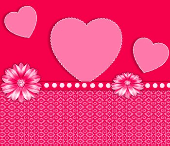 Texture heart design