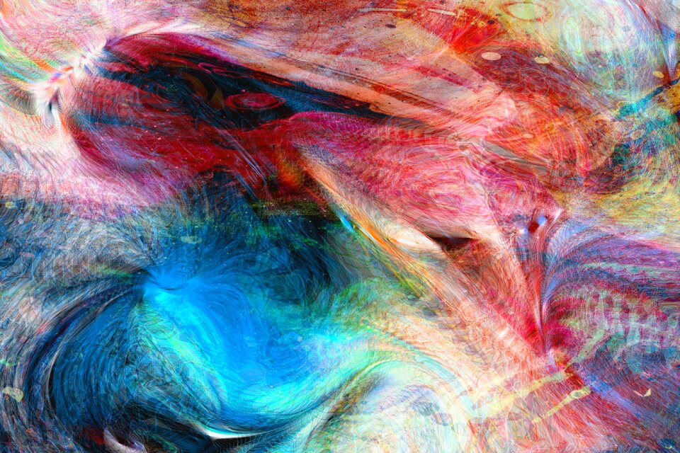 Watercolor vintage colorful